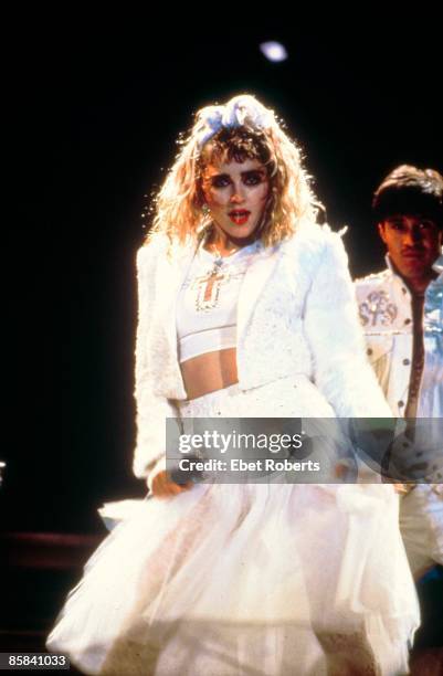 Madonna performing on tour - Virgin Tour