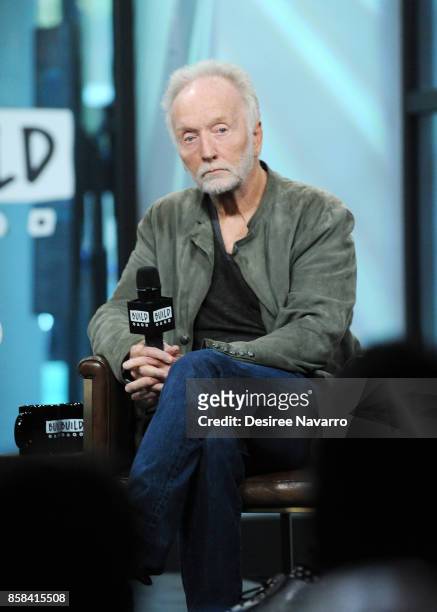 Actor Tobin Bell attends Build to discuss 'Jigsaw' at Build Studio on October 6, 2017 in New York City.