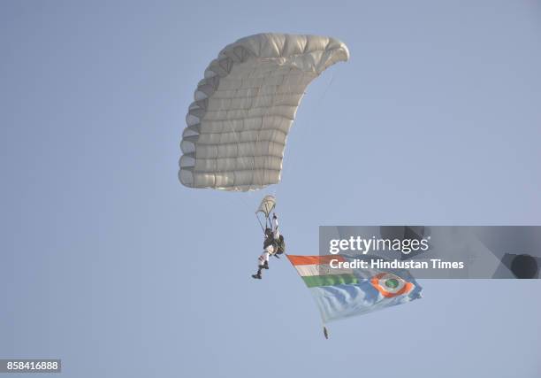 The air warriors on Friday put up a full dress rehearsal ahead of the 85th anniversary of the IAF on October 8. The front lines fighter aircraft...