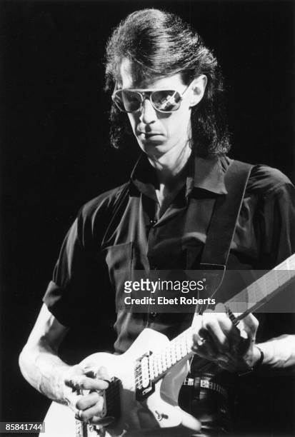 Photo of CARS and Ric OCASEK, Ric Ocasek performing on stage