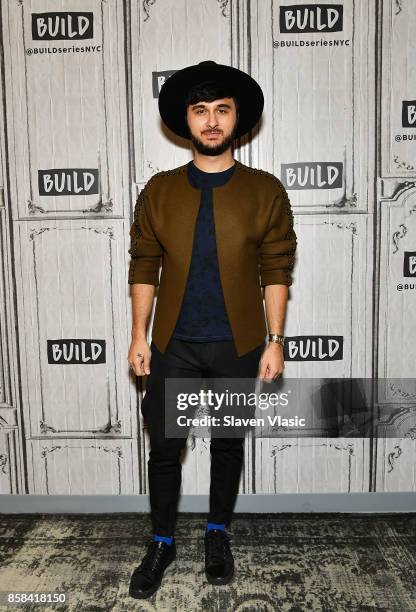 Singer Brad Walsh visits Build to discuss his album "Antiglot" at Build Studio on October 6, 2017 in New York City.