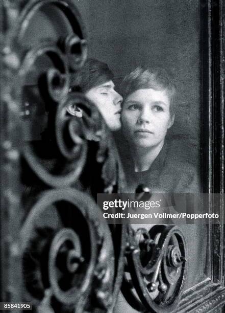 Stuart Sutcliffe of the Beatles with Astrid Kirchherr in Hamburg, Germany in April 1961.