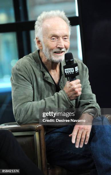 Actor Tobin Bell attends Build to discuss 'Jigsaw' at Build Studio on October 6, 2017 in New York City.