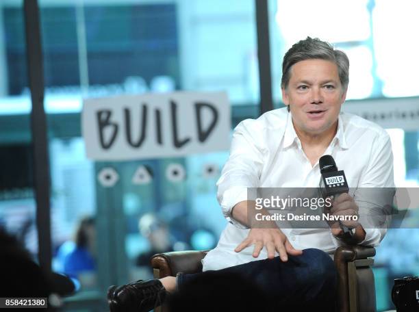 Producer Oren Koules attends Build to discuss 'Jigsaw' at Build Studio on October 6, 2017 in New York City.