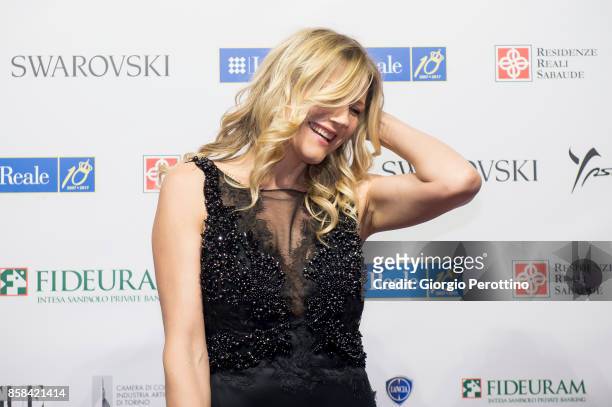 Italian TV actress and former model Natasha Stefanenko attends the opening gala of 'A Different Vision On Fashion Photography' By Peter Lindbergh...