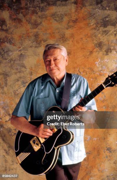 Scotty MOORE; playing Gibson Chet Atkins guitar