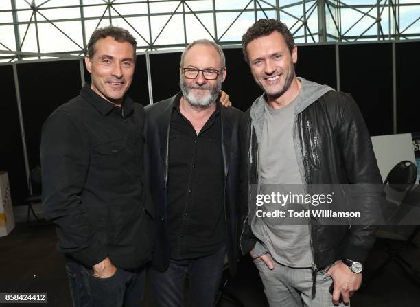 Rufus Sewell, Liam Cunningham and Jason O'Mara attend "The World of Philip K. Dick" - The Man in the High Castle and Philip K. Dick's Electric Dreams...