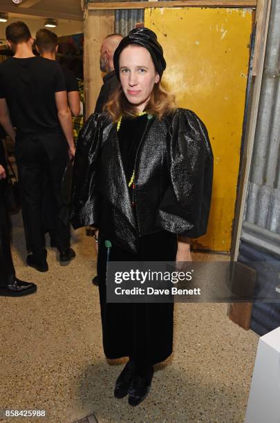 Lady Frances von Hofmannsthal attends the Dover Street Market open house on October 6, 2017 in London, England.