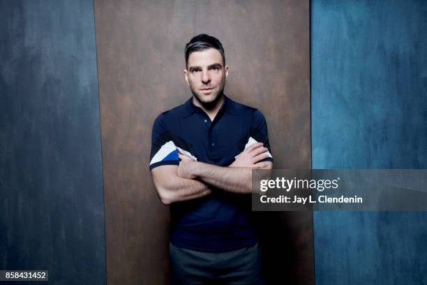 Actor Zachary Quinto, from the film, "Who We are Now," poses for a portrait at the 2017 Toronto International Film Festival for Los Angeles Times on...