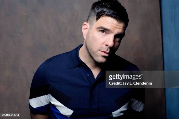 Actor Zachary Quinto, from the film, "Who We are Now," poses for a portrait at the 2017 Toronto International Film Festival for Los Angeles Times on...