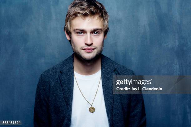 Actor Douglas Booth, from the film "Mary Shelley," poses for a portrait at the 2017 Toronto International Film Festival for Los Angeles Times on...