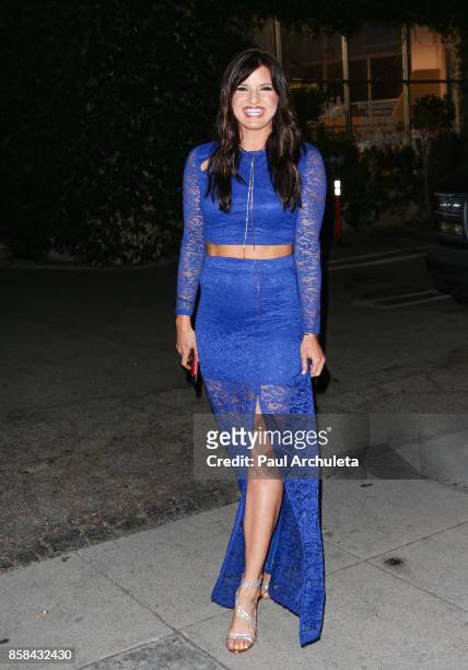 Actress Rachele Brooke Smith attends the premiere of "Cold Moon" at The Laemmle's Ahrya Fine Arts Theatre on October 5, 2017 in Beverly Hills,...