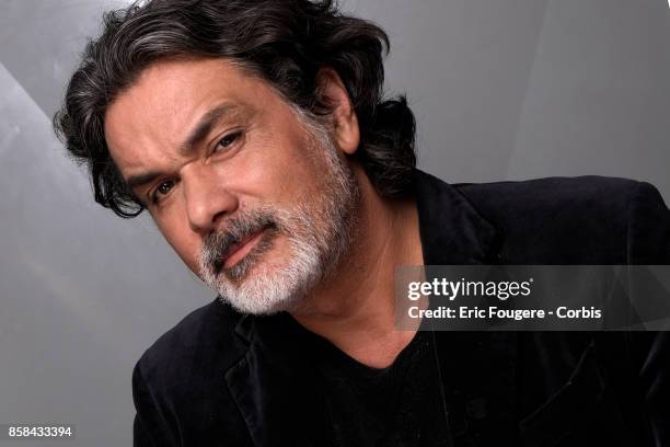 Christophe Barratier poses during a portrait session in Paris, France on .