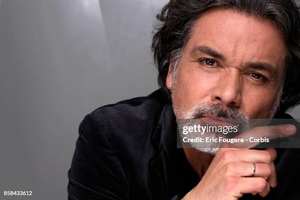 Christophe Barratier poses during a portrait session in Paris, France on .