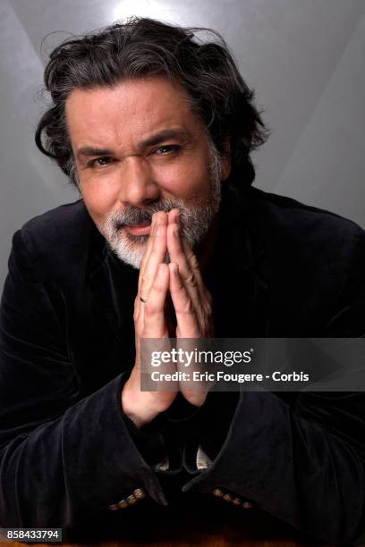 Christophe Barratier poses during a portrait session in Paris, France on .