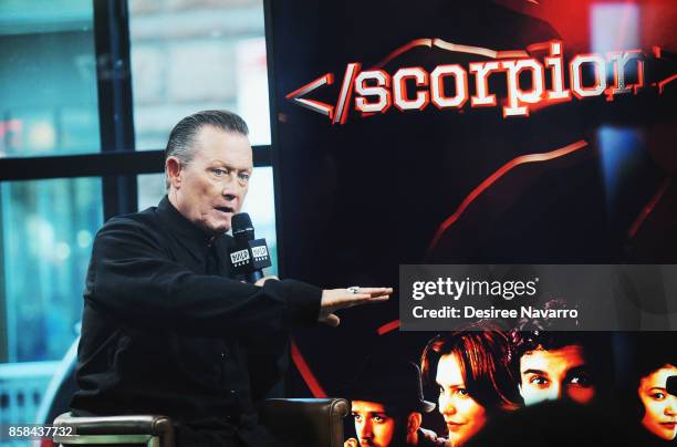 Actor Robert Patrick visits Build Studio to discuss 'Scorpion' and "Lore" on October 6, 2017 in New York City.