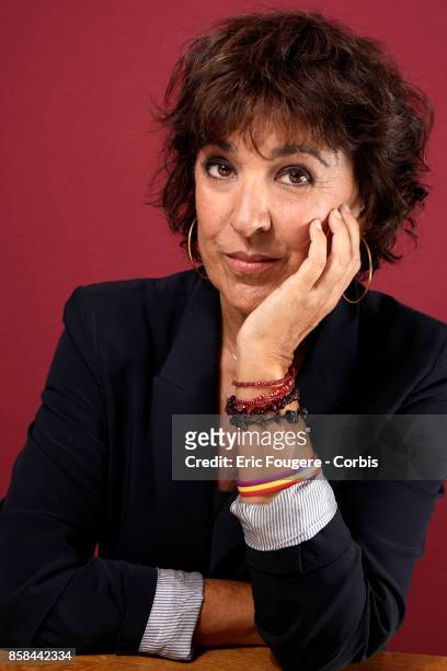 Isabelle Alonso poses during a portrait session in Paris, France on .