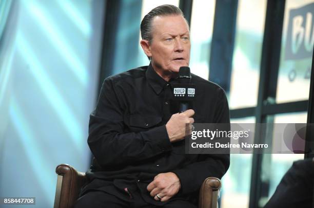 Actor Robert Patrick visits Build to discuss 'Scorpion' and 'Lore' at Build Studio on October 6, 2017 in New York City.