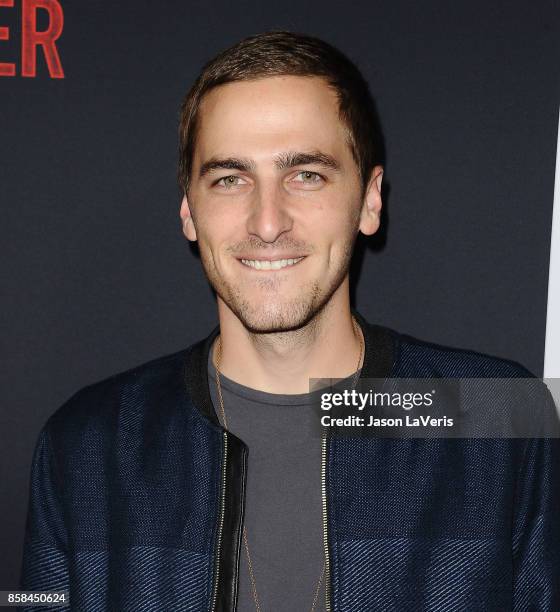 Kendall Schmidt attends the premiere of "The Foreigner" at ArcLight Hollywood on October 5, 2017 in Hollywood, California.
