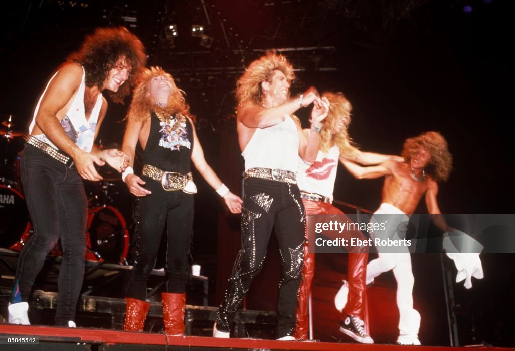 Photo of Adrian VANDENBERG and WHITESNAKE and Rudy SARZO and Vivian CAMPBELL and David COVERDALE and Tommy ALDRIDGE