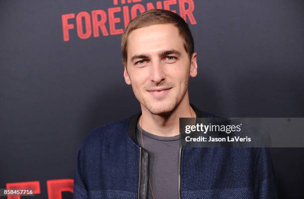 Kendall Schmidt attends the premiere of "The Foreigner" at ArcLight Hollywood on October 5, 2017 in Hollywood, California.