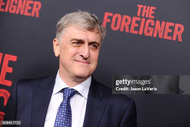 Author Stephen Leather attends the premiere of "The Foreigner" at ArcLight Hollywood on October 5, 2017 in Hollywood, California.