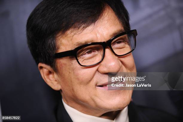 Actor Jackie Chan attends the premiere of "The Foreigner" at ArcLight Hollywood on October 5, 2017 in Hollywood, California.