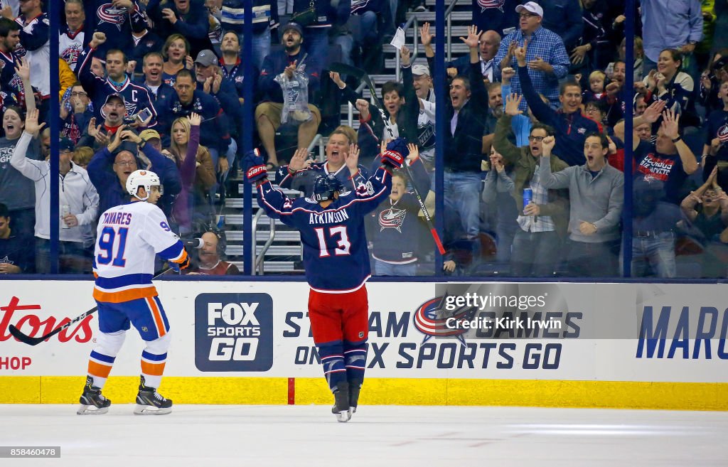 New York Islanders v Columbus Blue Jackets