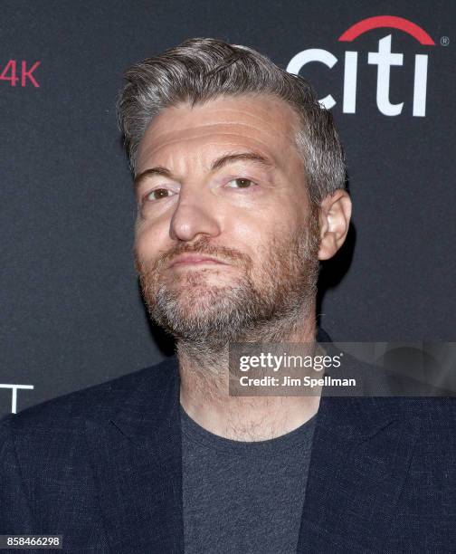 Creator/executive producer Charlie Brooker attends the PaleyFest NY 2017 "Black Mirror" screening at The Paley Center for Media on October 6, 2017 in...