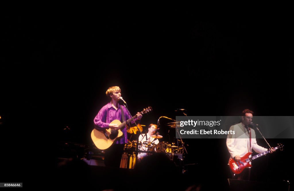 Photo of Nick SEYMOUR and Paul HESTER and Tim FINN and CROWDED HOUSE