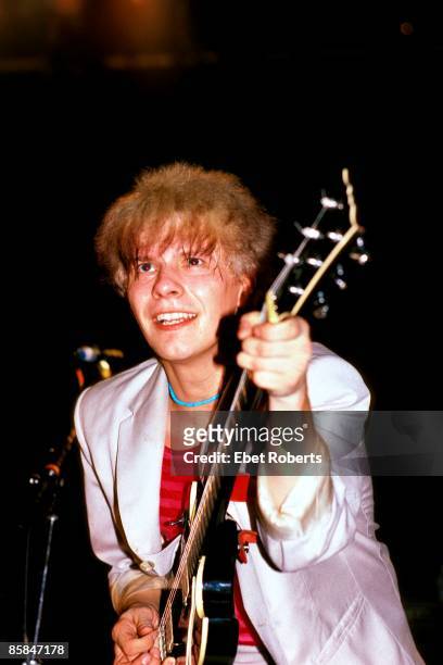 Photo of Andy TAYLOR and DURAN DURAN; Andy Taylor performing live onstage, on first US tour