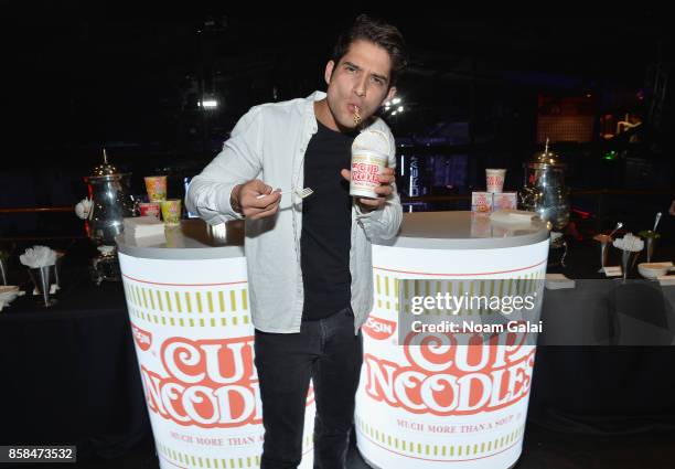 Tyler Posey hosts Nissin Cup Noodles' Noods Before Dark pre-party before the annual celebrity-packed Heroes After Dark celebration at Highline...