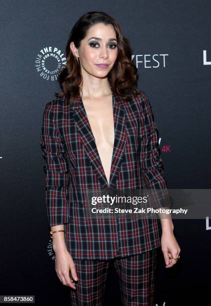 Actress Cristin Milioti attends the PaleyFest NY 2017 "Black Mirror" at The Paley Center for Media on October 6, 2017 in New York City.