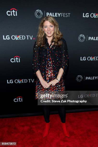 Executive Producer Annabel Jones attends PaleyFest NY 2017 "Black Mirror" at The Paley Center for Media on October 6, 2017 in New York City.