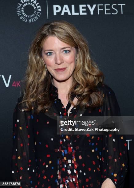 Executive Producer Annabel Jones attends PaleyFest NY 2017 "Black Mirror" at The Paley Center for Media on October 6, 2017 in New York City.