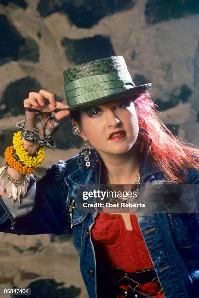 Cyndi Lauper at Toad's Place in New Haven, Connecticut on April 8, 1984.