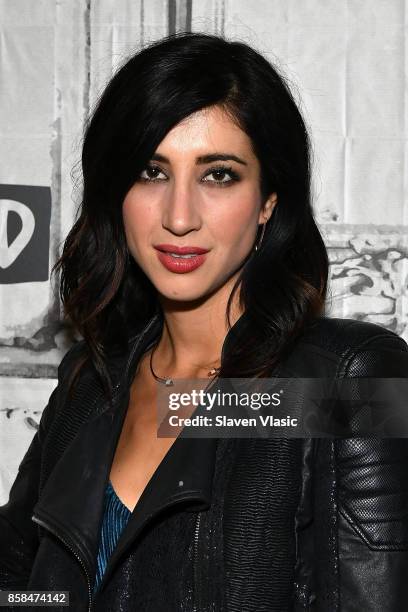 Actress Dana DeLorenzo visits Build to discuss "Ash Vs Evil Dead" at Build Studio on October 6, 2017 in New York City.