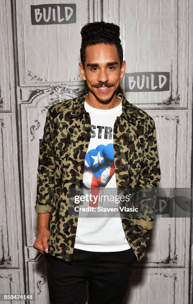 Actor Ray Santiago visits Build to discuss "Ash Vs Evil Dead" at Build Studio on October 6, 2017 in New York City.