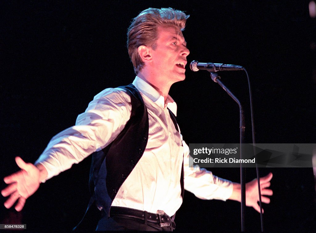David Bowie Performs In Atlanta Georgia