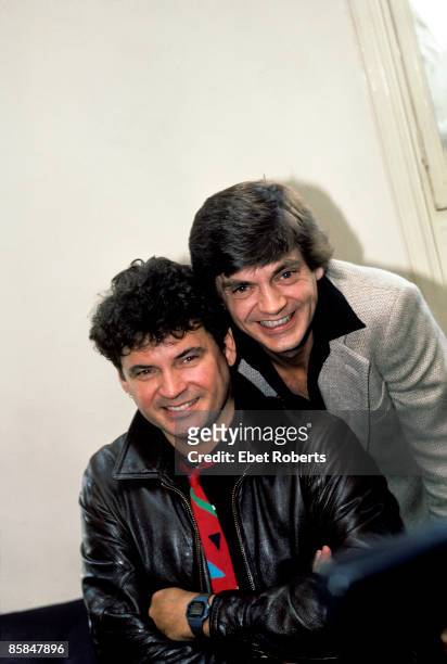 Photo of Don EVERLY and Phil EVERLY and EVERLY BROTHERS; L-R: Don Everly and Phil Everly - posed