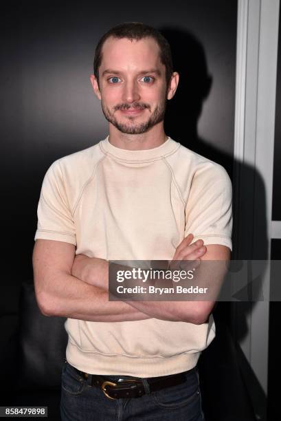 Actor Elijah Wood attend the New York Comic Con Live Stage in partnership with FANDOM and Twitch on October 6, 2017 in New York City.