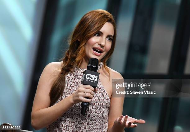 Actress Ivana Baquero visits Build to discuss "The Shannara Chronicles" at Build Studio on October 6, 2017 in New York City.