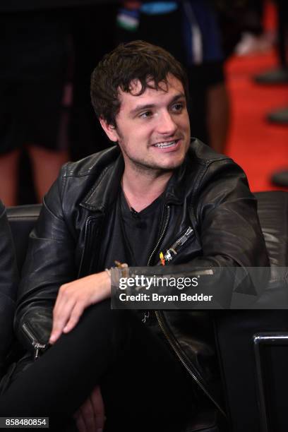 Actor Josh Hutcherson speaks at the FANDOM Fest during New York Comic Con on October 6, 2017 in New York City.