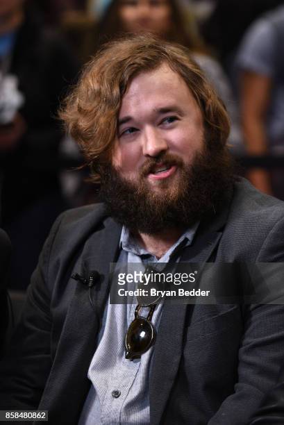 Actor Haley Joel Osment speaks at the FANDOM Fest during New York Comic Con on October 6, 2017 in New York City.