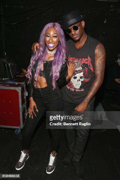 Jayla Milan and Kwaylon 'BlameitonKway' Rogers attends the BET Hip Hop Awards 2017 at The Fillmore Miami Beach at the Jackie Gleason Theater on...