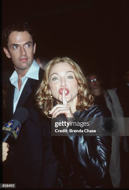 West Hollywood, CA. Madonna and Rupert Everett at the DGA Theater for the premiere of "An Ideal Husband," benefiting The LIFE Foundation. Photo by...