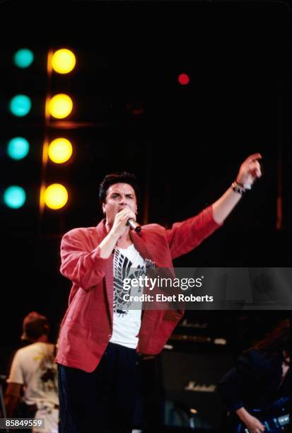 Photo of Simon Le Bon and LIVE EARTH CONCERT and DURAN DURAN and Simon Le Bon and LIVE AID and DURAN DURAN and Simon LE BON; Simon Le Bon performing...