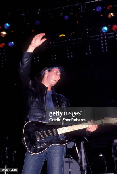 Photo of The Who and Pete TOWNSHEND, Pete Townshend performing live onstage, playing Schecter guitar