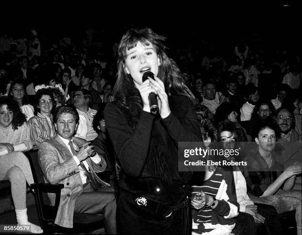 Photo of TIFFANY; Performing in front of an audience