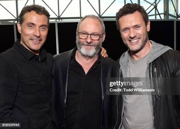 Rufus Sewell, Liam Cunningham and Jason O'Mara attend "The World of Philip K. Dick" - The Man in the High Castle and Philip K. Dick's Electric Dreams...